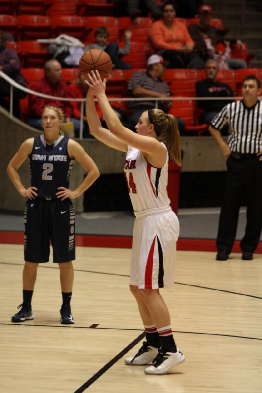 2012-11-27 20:29:27 ** Basketball, Damenbasketball, Paige Crozon, Utah State, Utah Utes ** 