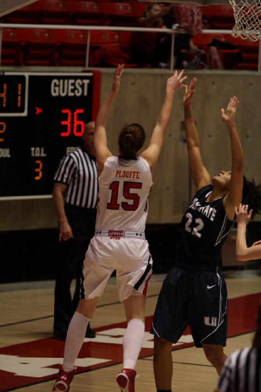 2012-03-15 20:09:56 ** Basketball, Michelle Plouffe, Utah State, Utah Utes, Women's Basketball ** 