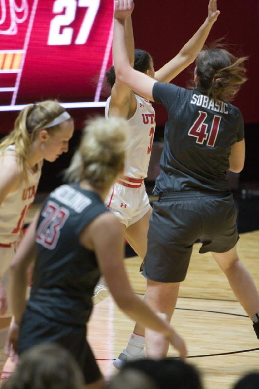 2019-02-24 12:33:22 ** Basketball, Damenbasketball, Dru Gylten, Niyah Becker, Utah Utes, Washington State ** 