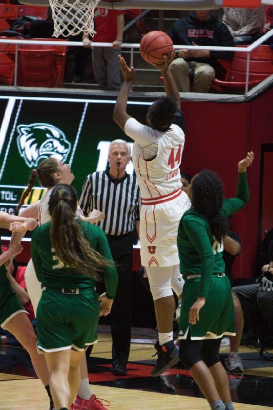 2018-12-01 18:02:45 ** Andrea Torres, Basketball, Damenbasketball, Dre'Una Edwards, Utah Utes, Utah Valley University ** 