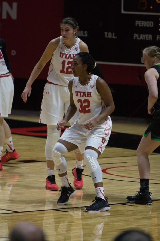 2016-11-19 18:33:59 ** Basketball, Emily Potter, Paige Crozon, Tanaeya Boclair, Utah Utes, Utah Valley University, Women's Basketball ** 