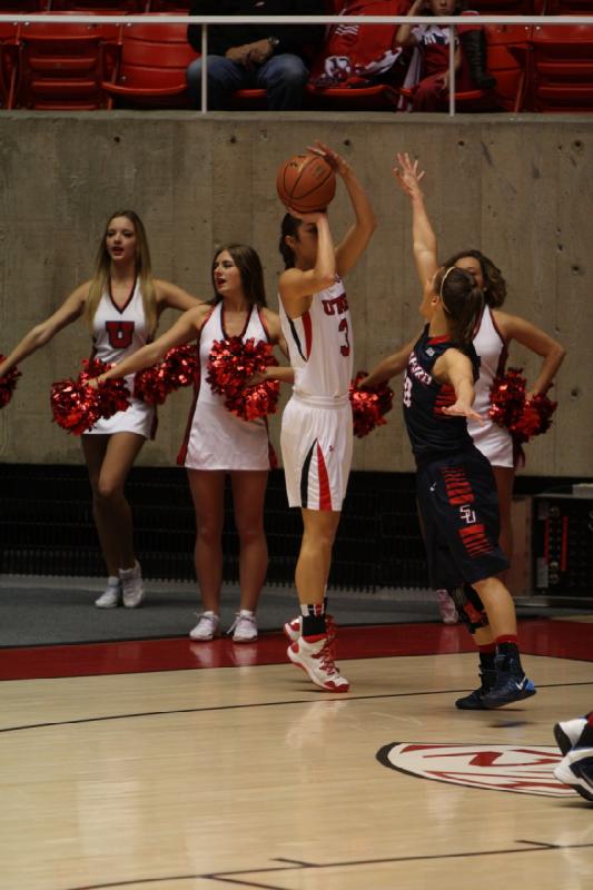 2013-12-21 15:01:49 ** Basketball, Damenbasketball, Malia Nawahine, Samford, Utah Utes ** 