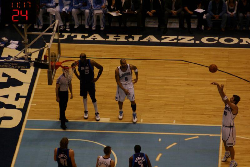 2008-03-03 19:12:10 ** Basketball, Utah Jazz ** Free-throw by Mehmet Okur.