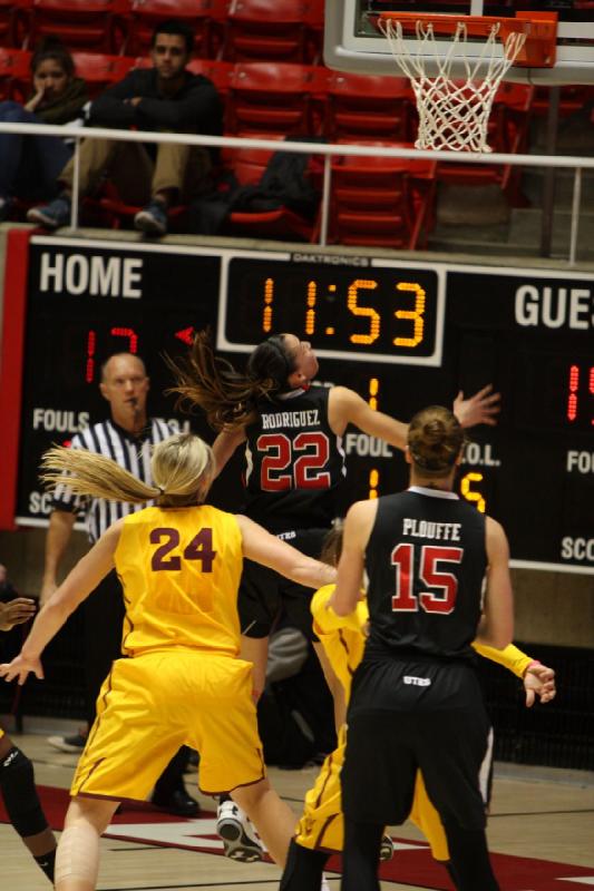 2014-01-24 19:13:04 ** Arizona State, Basketball, Danielle Rodriguez, Michelle Plouffe, Utah Utes, Women's Basketball ** 