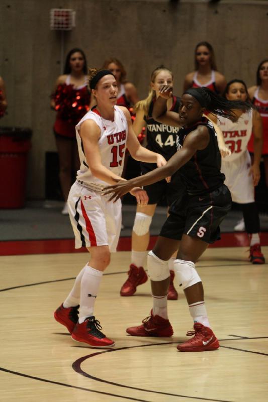 2014-01-10 18:20:55 ** Basketball, Ciera Dunbar, Michelle Plouffe, Stanford, Utah Utes, Women's Basketball ** 