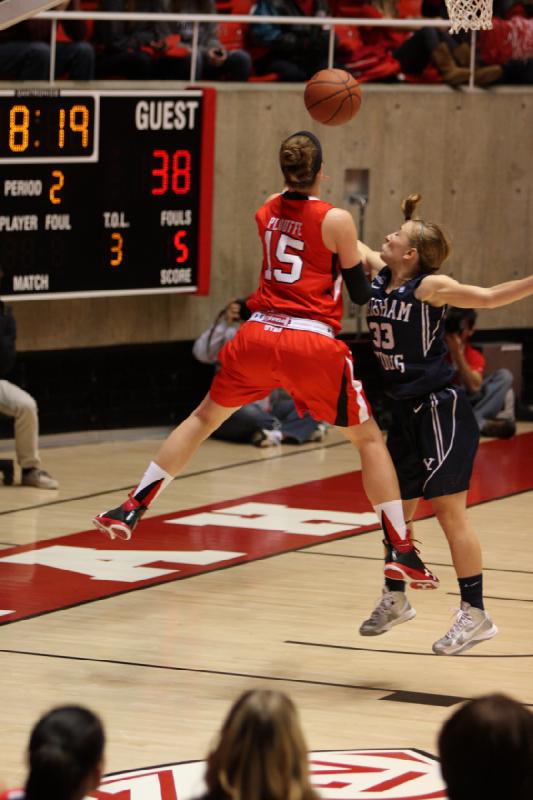2012-12-08 16:19:36 ** Basketball, BYU, Michelle Plouffe, Utah Utes, Women's Basketball ** 