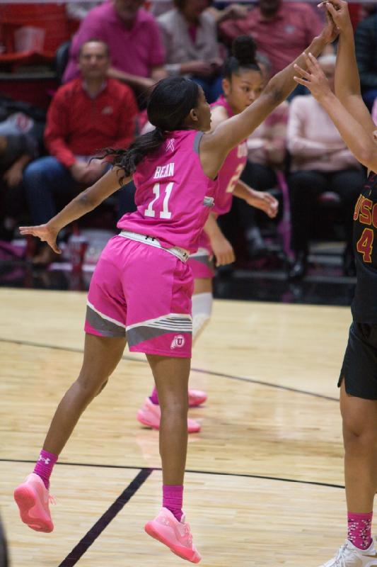 2019-02-08 19:43:10 ** Basketball, Erika Bean, Kiana Moore, USC, Utah Utes, Women's Basketball ** 