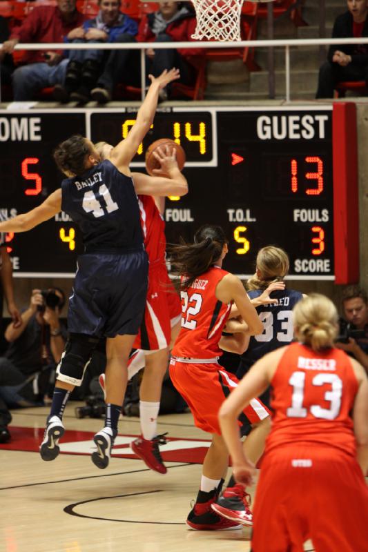 2012-12-08 15:19:16 ** Basketball, BYU, Danielle Rodriguez, Rachel Messer, Taryn Wicijowski, Utah Utes, Women's Basketball ** 