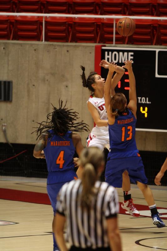 2013-11-01 17:28:31 ** Basketball, Damenbasketball, Malia Nawahine, University of Mary, Utah Utes ** 