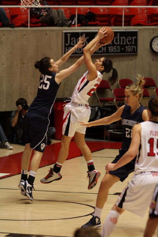2012-11-01 20:16:57 ** Basketball, Chelsea Bridgewater, Concordia, Michelle Plouffe, Utah Utes, Women's Basketball ** 