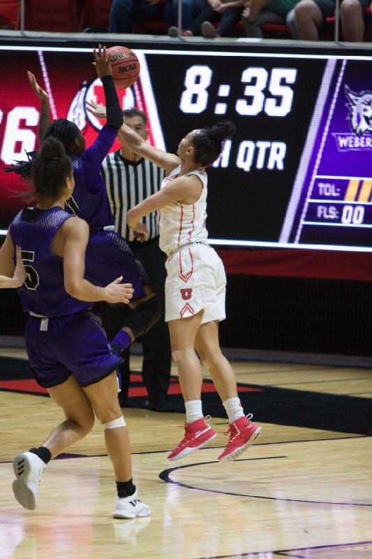 2018-12-15 15:28:27 ** Basketball, Kiana Moore, Utah Utes, Weber State, Women's Basketball ** 