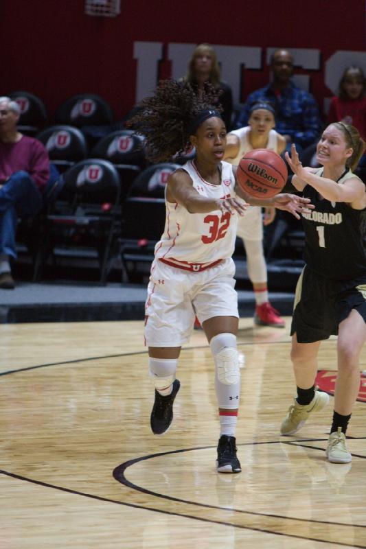 2017-01-28 12:32:31 ** Basketball, Colorado, Kiana Moore, Tanaeya Boclair, Utah Utes, Women's Basketball ** 