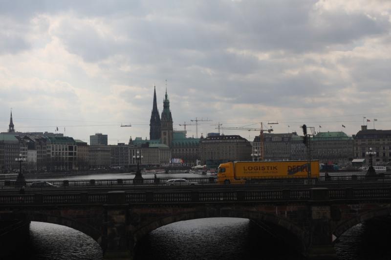 2010-04-06 13:31:58 ** Deutschland, Hamburg ** Die Binnenalster in Hamburg.