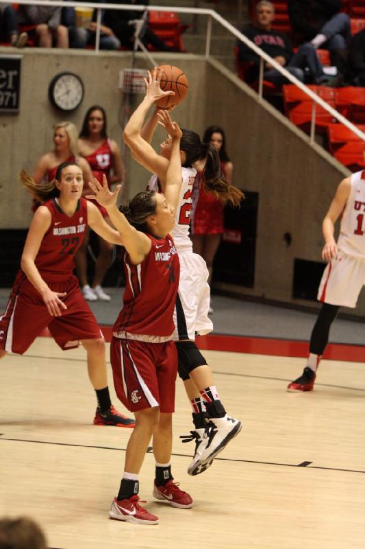 2014-02-14 19:55:58 ** Basketball, Danielle Rodriguez, Michelle Plouffe, Utah Utes, Washington State, Women's Basketball ** 