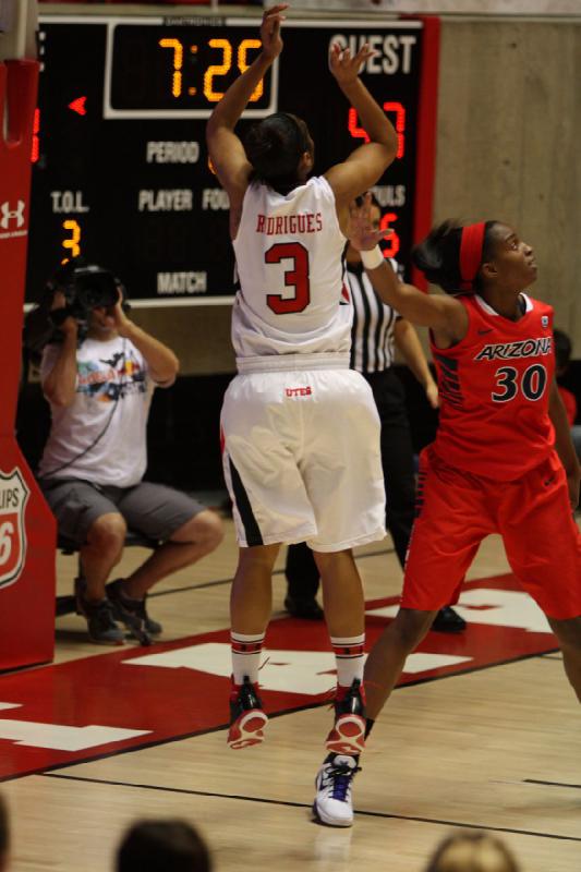 2013-01-18 20:24:58 ** Arizona, Basketball, Damenbasketball, Iwalani Rodrigues, Utah Utes ** 