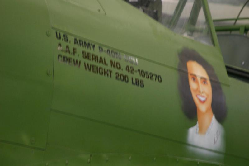 2007-04-08 14:33:14 ** Air Force, Hill AFB, Utah ** Curtis P-40N 'Warhawk'.