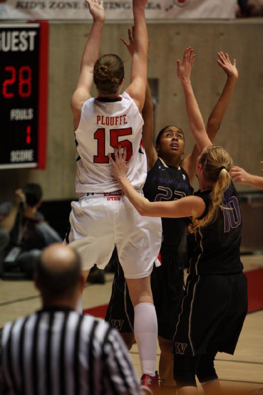 2013-02-22 18:57:50 ** Basketball, Michelle Plouffe, Utah Utes, Washington, Women's Basketball ** 