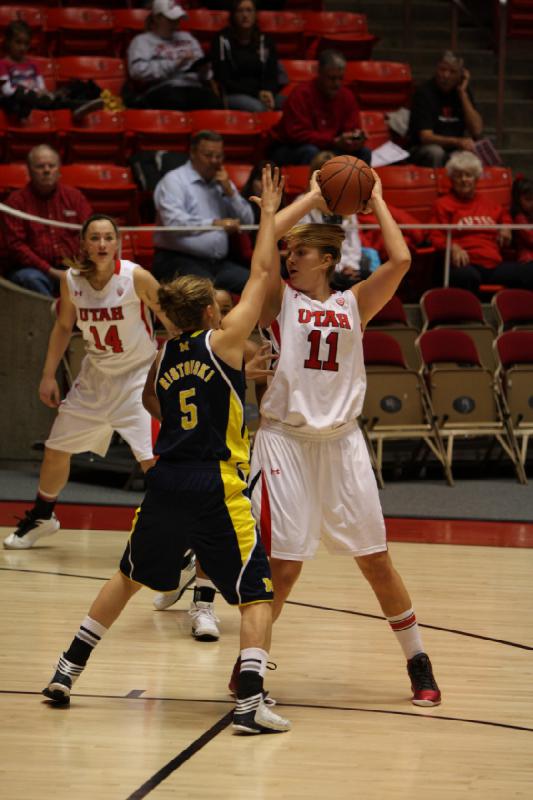 2012-11-16 17:33:08 ** Basketball, Michigan, Paige Crozon, Taryn Wicijowski, Utah Utes, Women's Basketball ** 