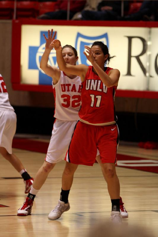 2010-01-16 15:27:04 ** Basketball, Diana Rolniak, Halie Sawyer, UNLV, Utah Utes, Women's Basketball ** 