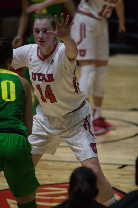 2016-01-24 14:26:07 ** Basketball, Emily Potter, Oregon, Paige Crozon, Utah Utes, Women's Basketball ** 