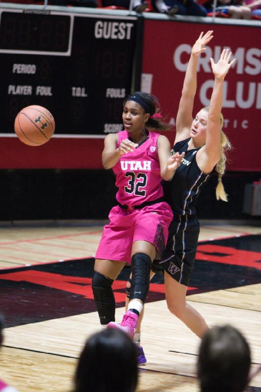 2015-02-13 20:29:27 ** Basketball, Tanaeya Boclair, Utah Utes, Washington, Women's Basketball ** 