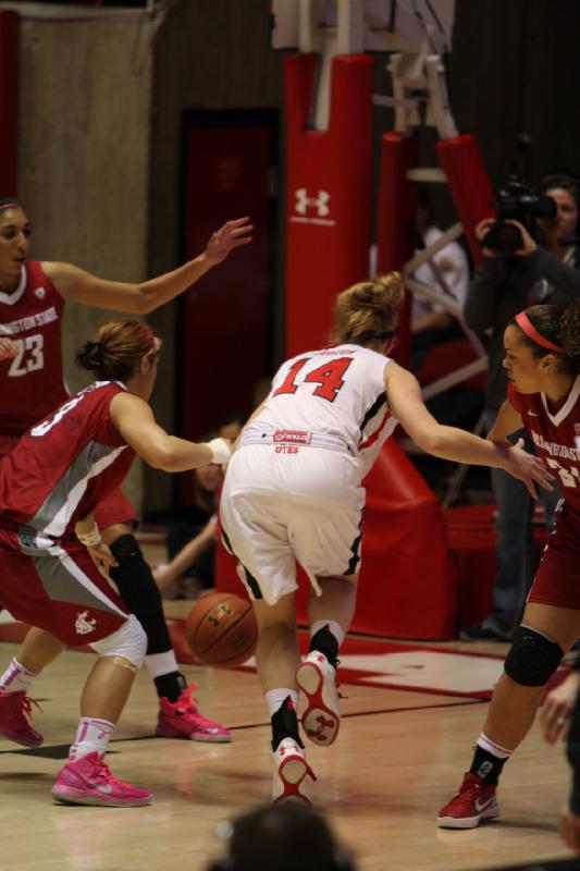 2013-02-24 14:11:16 ** Basketball, Damenbasketball, Paige Crozon, Utah Utes, Washington State ** 