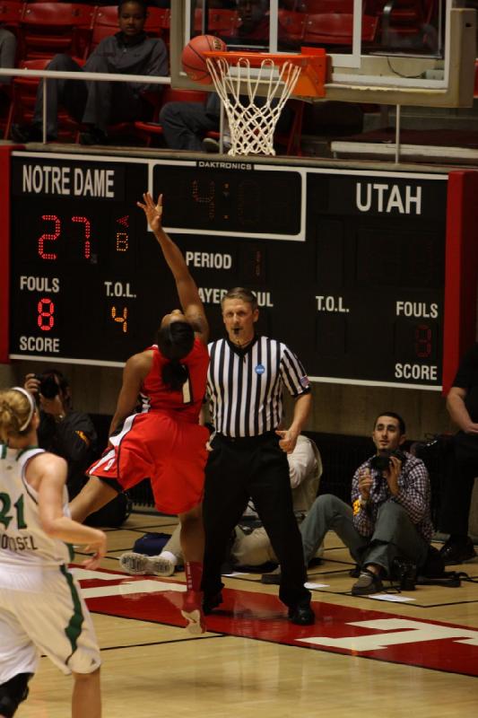 2011-03-19 17:02:30 ** Basketball, Damenbasketball, Janita Badon, Notre Dame, Utah Utes ** 