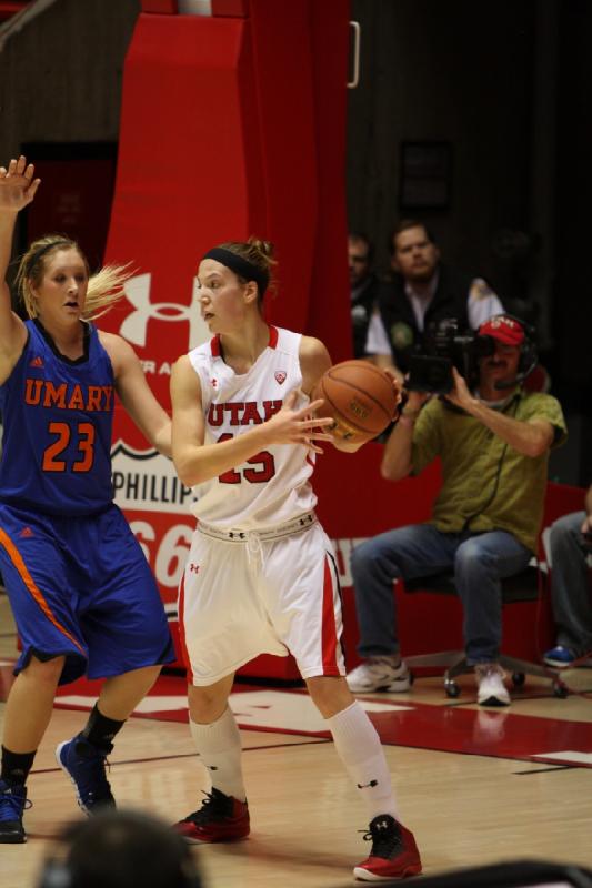 2013-11-01 17:45:33 ** Basketball, Michelle Plouffe, University of Mary, Utah Utes, Women's Basketball ** 