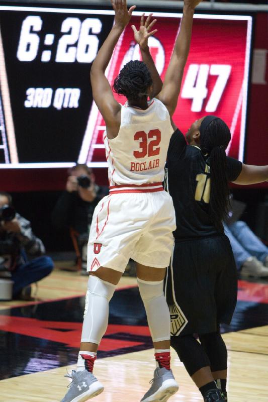 2017-11-20 20:17:33 ** Basketball, Damenbasketball, Purdue, Tanaeya Boclair, Utah Utes ** 