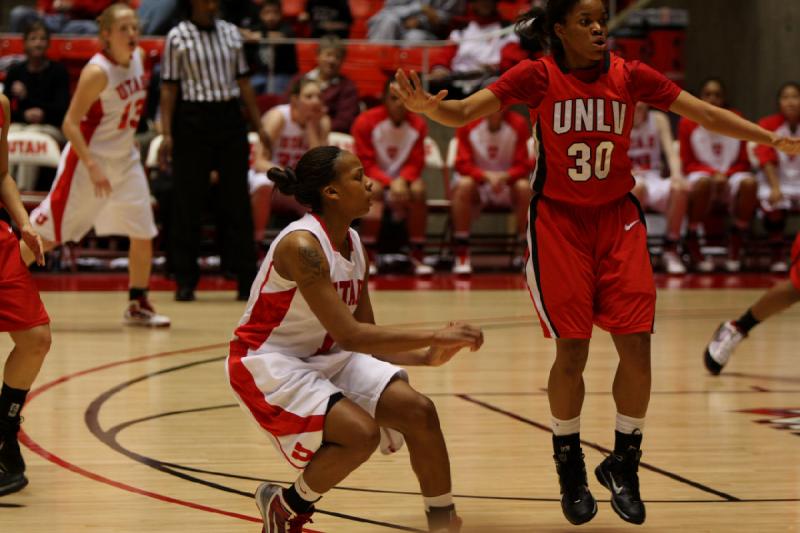 2010-01-16 16:30:31 ** Basketball, Janita Badon, Rachel Messer, UNLV, Utah Utes, Women's Basketball ** 