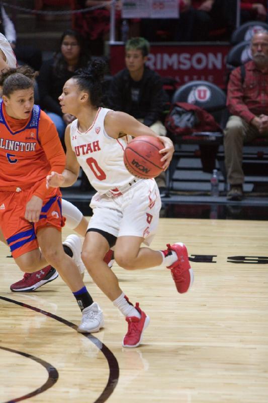 2017-11-27 19:16:18 ** Basketball, Kiana Moore, Utah Utes, UT Arlington, Women's Basketball ** 