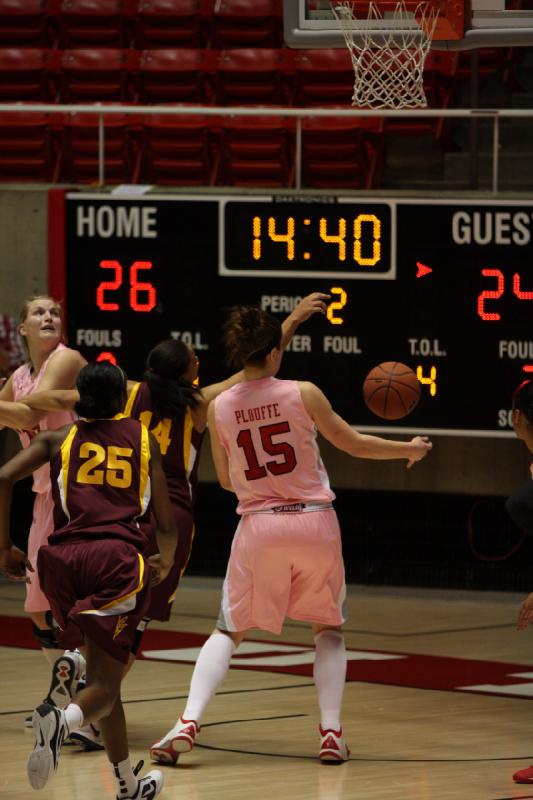 2012-02-09 20:03:58 ** Arizona State, Basketball, Damenbasketball, Michelle Plouffe, Taryn Wicijowski, Utah Utes ** 