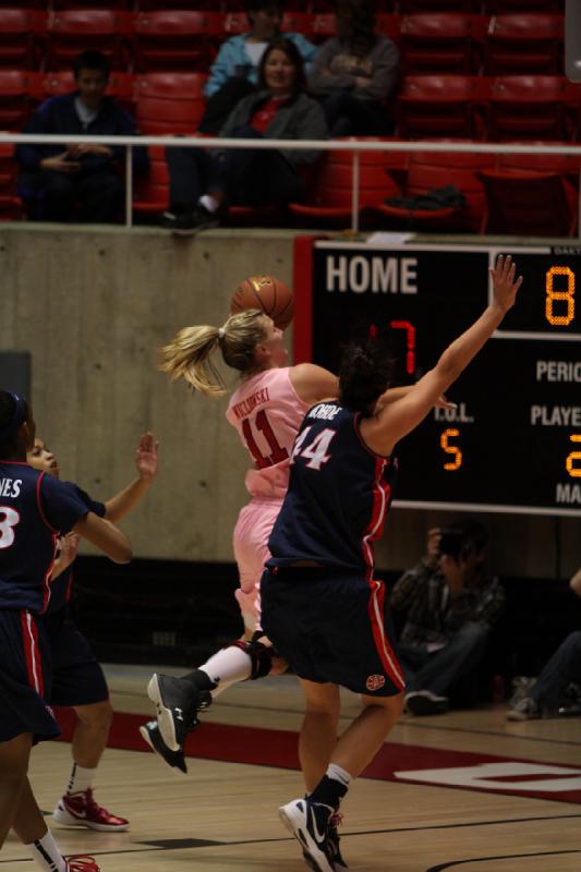 2012-02-11 14:19:31 ** Arizona, Basketball, Taryn Wicijowski, Utah Utes, Women's Basketball ** 