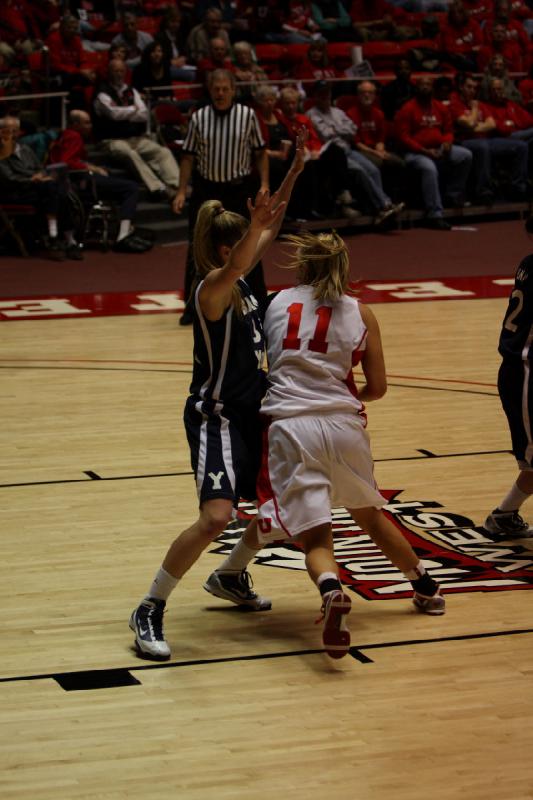 2010-01-30 16:08:10 ** Basketball, BYU, Damenbasketball, Taryn Wicijowski, Utah Utes ** 