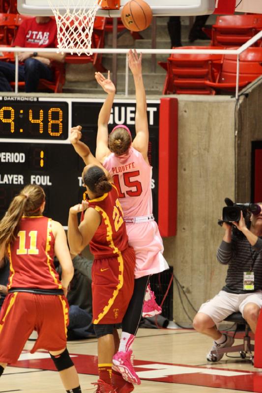 2014-02-27 19:02:04 ** Basketball, Michelle Plouffe, USC, Utah Utes, Women's Basketball ** 