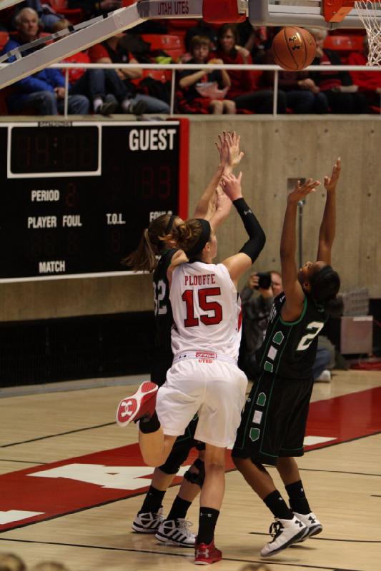 2012-12-29 16:02:23 ** Basketball, Michelle Plouffe, North Dakota, Utah Utes, Women's Basketball ** 