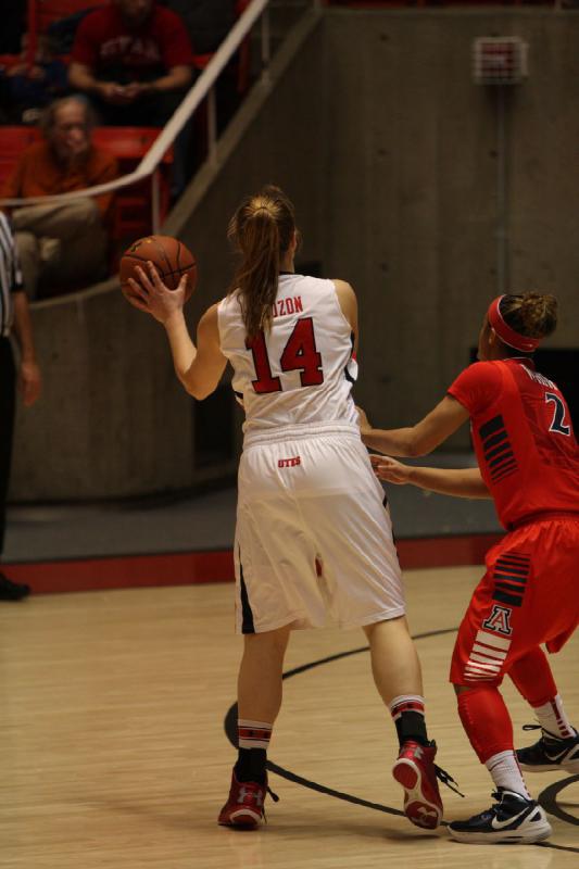 2013-01-18 19:28:15 ** Arizona, Basketball, Paige Crozon, Utah Utes, Women's Basketball ** 