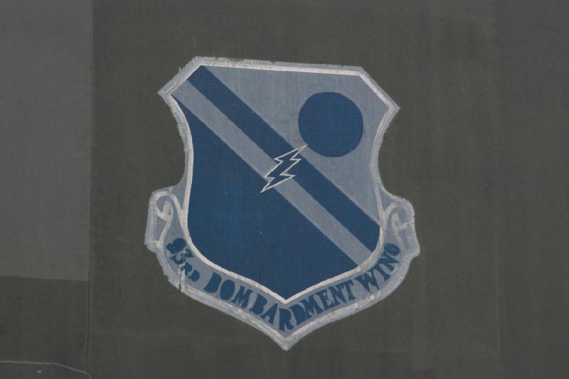 2007-04-01 14:30:22 ** Air Force, Hill AFB, Utah ** Emblem of the unit of this B-52.
