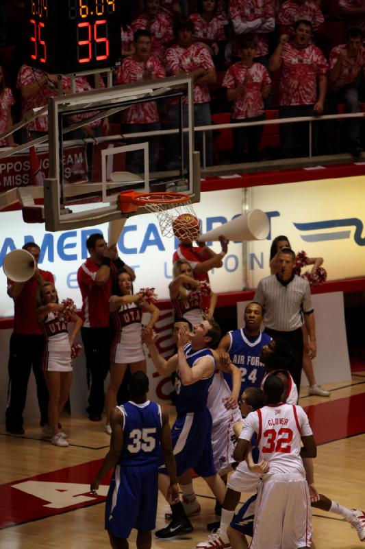 2010-01-23 16:29:33 ** Air Force, Basketball, Jason Washburn, Men's Basketball, Shawn Glover, Utah Utes ** 