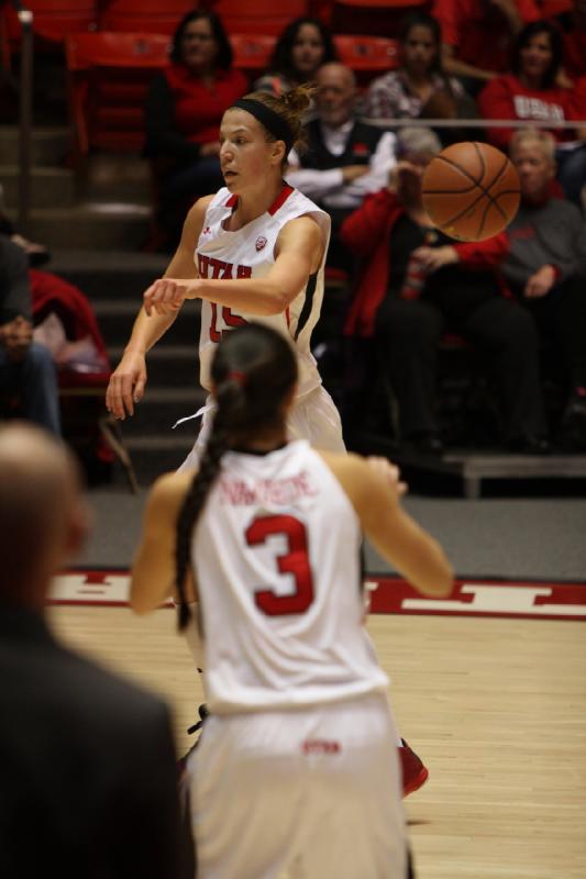 2013-11-08 21:34:26 ** Basketball, Malia Nawahine, Michelle Plouffe, University of Denver, Utah Utes, Women's Basketball ** 