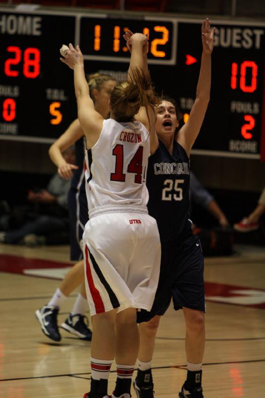 2012-11-01 19:16:08 ** Basketball, Concordia, Paige Crozon, Utah Utes, Women's Basketball ** 