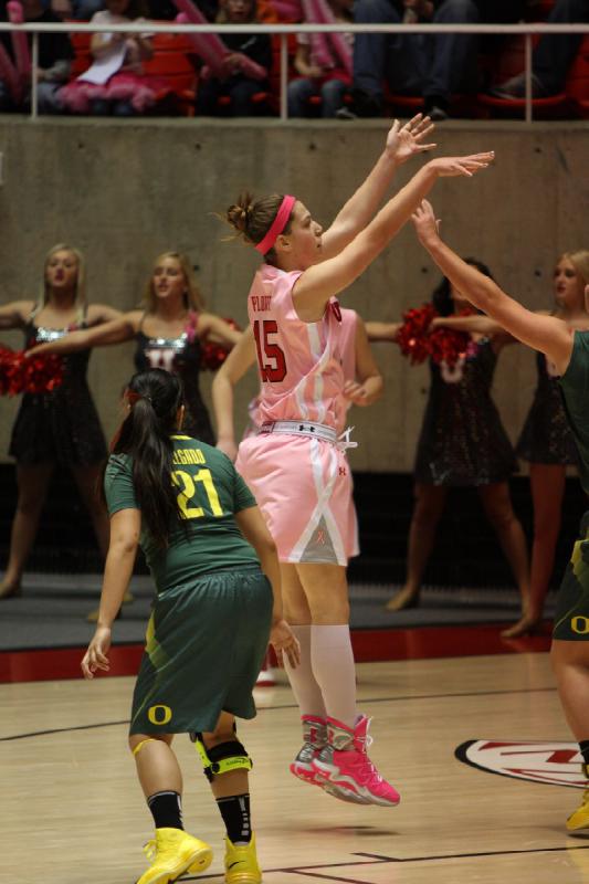 2013-02-08 19:02:20 ** Basketball, Michelle Plouffe, Oregon, Paige Crozon, Utah Utes, Women's Basketball ** 