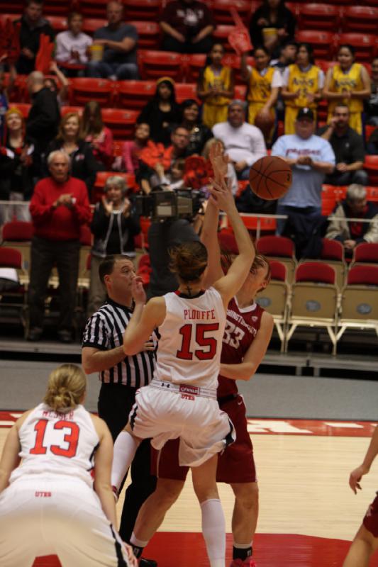 2013-02-24 14:00:00 ** Basketball, Damenbasketball, Michelle Plouffe, Rachel Messer, Utah Utes, Washington State ** 