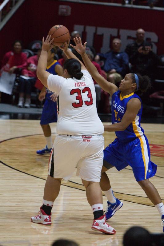 2014-11-14 17:28:53 ** Basketball, Joeseta Fatuesi, San Jose State, Utah Utes, Women's Basketball ** 