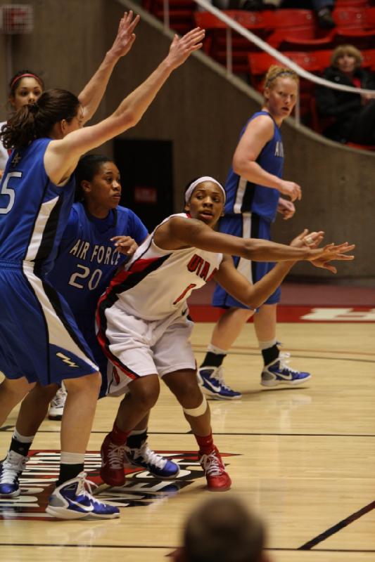 2011-01-05 20:18:44 ** Air Force, Basketball, Brittany Knighton, Janita Badon, Utah Utes, Women's Basketball ** 