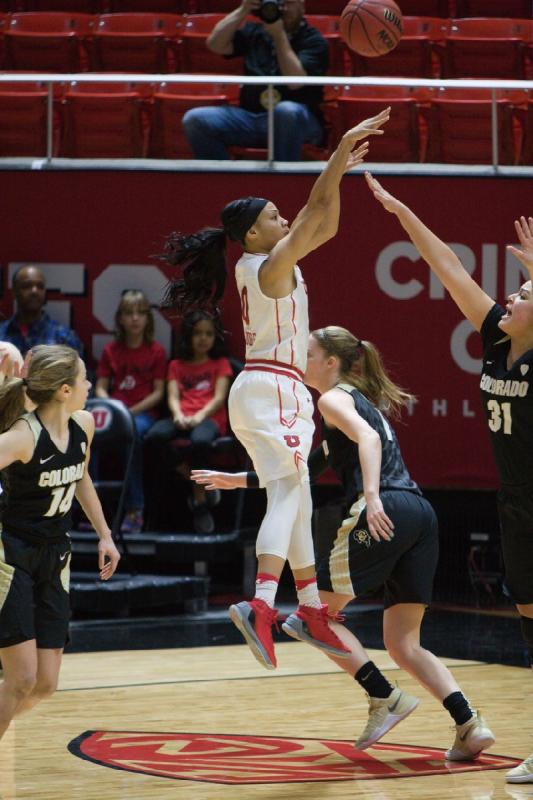 2017-01-28 12:33:40 ** Basketball, Colorado, Damenbasketball, Kiana Moore, Utah Utes ** 