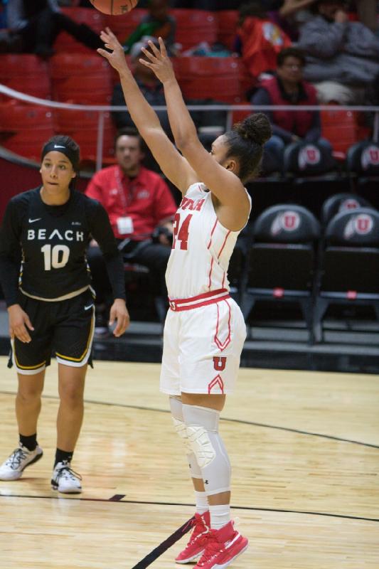 2018-11-16 20:11:30 ** Basketball, Damenbasketball, Long Beach State, Sarah Porter, Utah Utes ** 