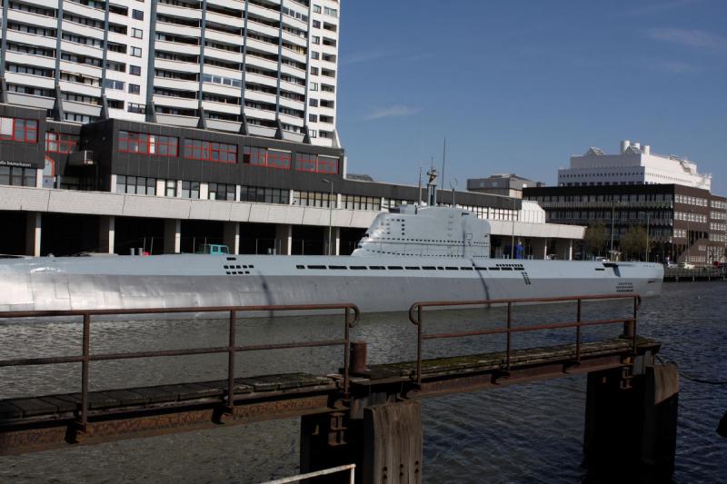 2010-04-15 16:01:56 ** Bremerhaven, Germany, Submarines, Type XXI, U 2540 ** Starboard side of U 2540.