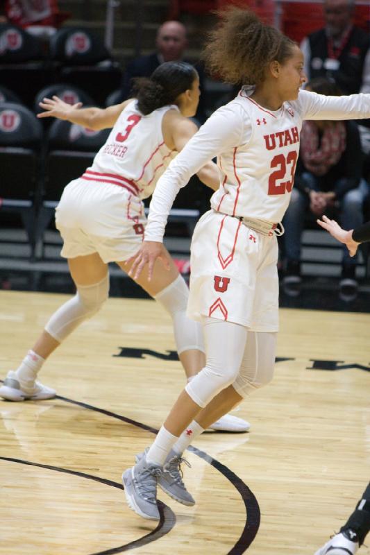 2018-11-16 19:13:48 ** Basketball, Daneesha Provo, Long Beach State, Niyah Becker, Utah Utes, Women's Basketball ** 