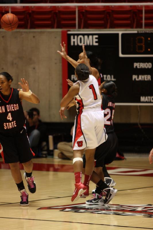 2011-02-09 19:06:40 ** Basketball, Damenbasketball, Janita Badon, SDSU, Utah Utes ** 